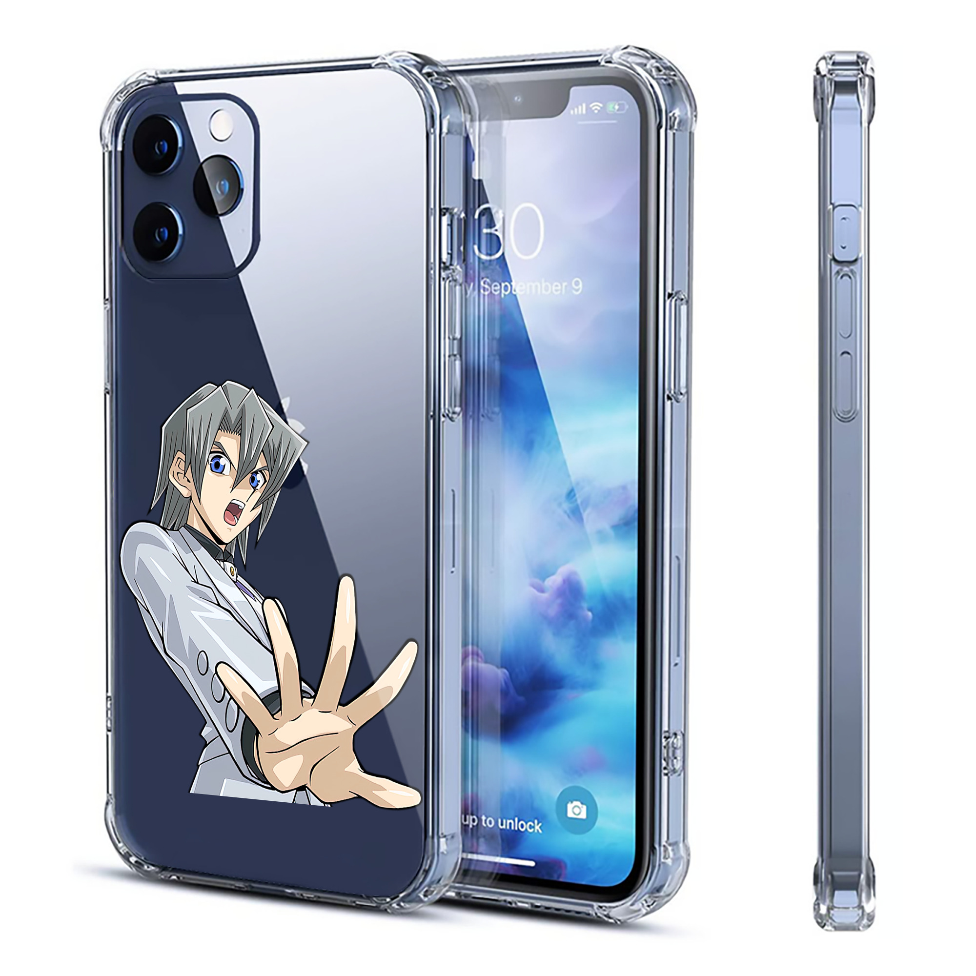 （画像用） 遊☆戯☆王 Yu-Gi-Oh! 【iPhone 12シリーズ対応】透明スマホケース（クリアソフトケース）